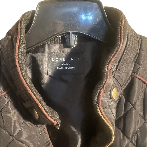 Love Tree Black Quilted Women's Jacket - Medium - Picture 2 of 9